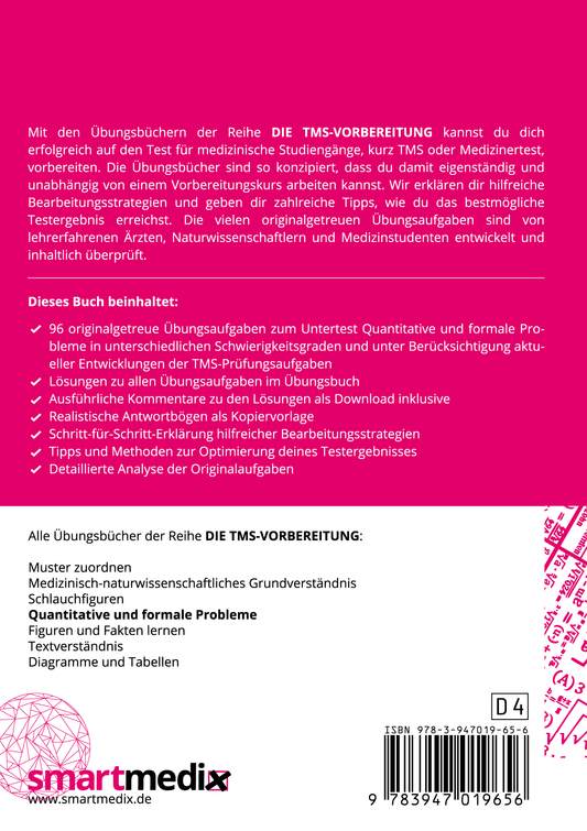 Die TMS-Vorbereitung 2024: Quantitative und formale Probleme im Medizinertest
