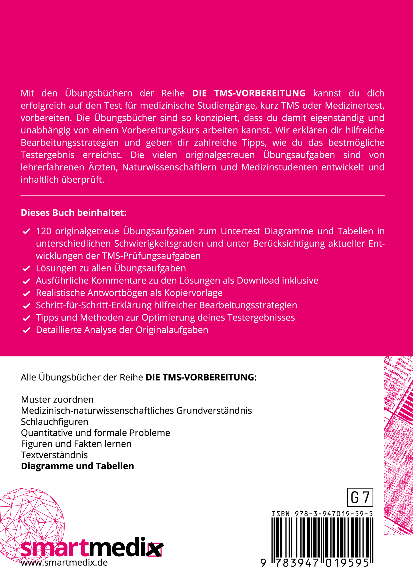 Die TMS-Vorbereitung 2024: Diagramme und Tabellen im Medizinertest