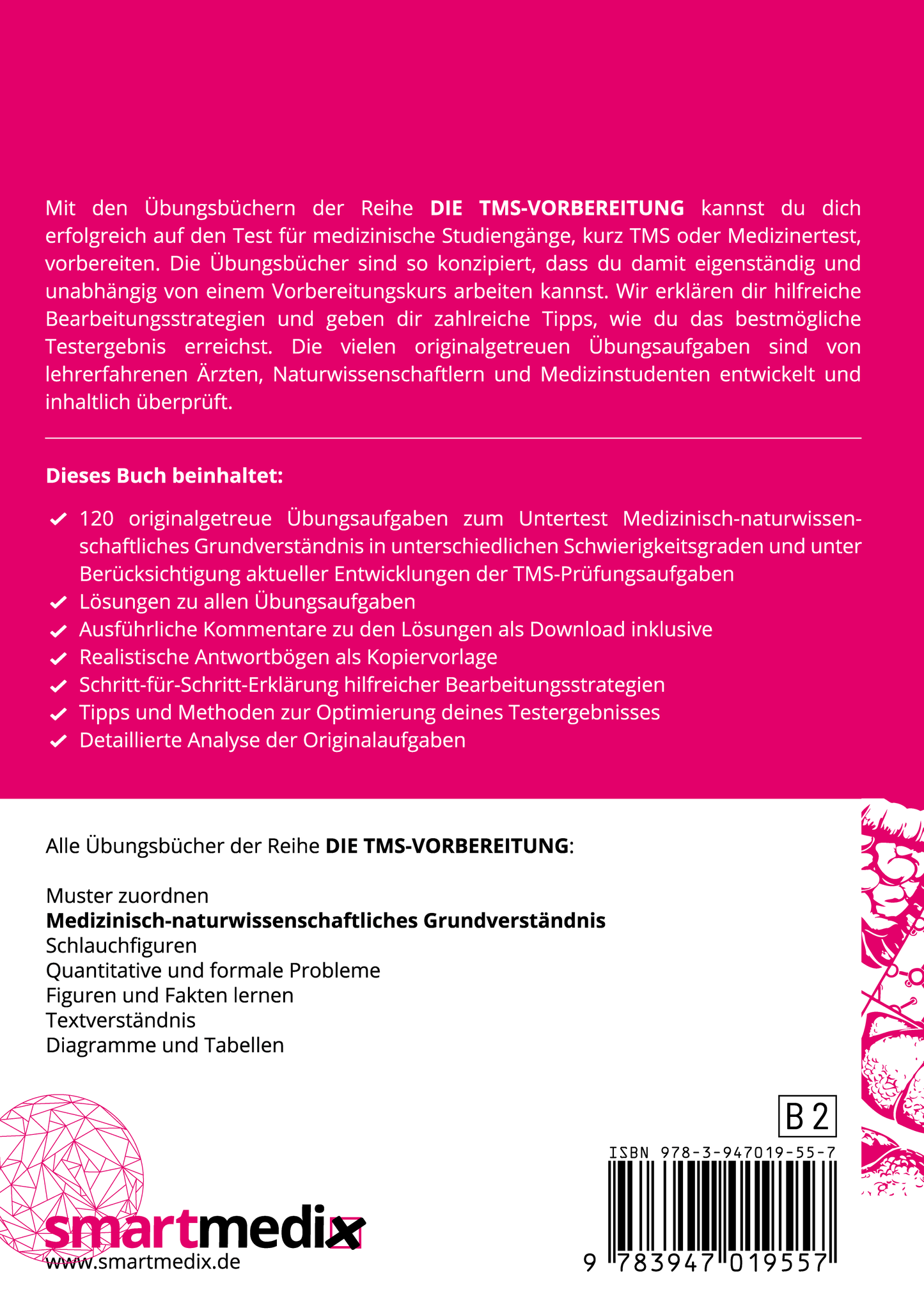 Die TMS-Vorbereitung 2024: Medizinisch-naturwissenschaftliches Grundverständnis im Medizinertest
