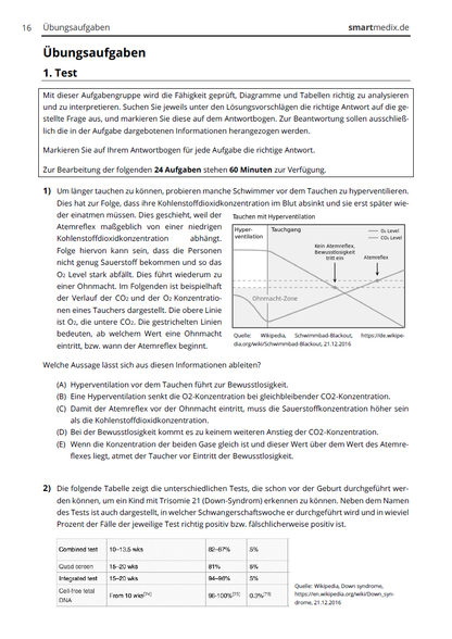 Die TMS-Vorbereitung 2024: Diagramme und Tabellen im Medizinertest